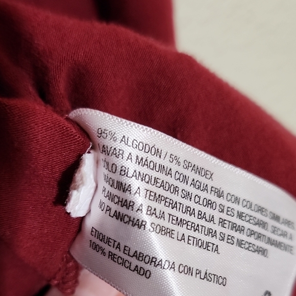 Wild Fable Red Ribbed Slip Dress - Picture 5 of 6